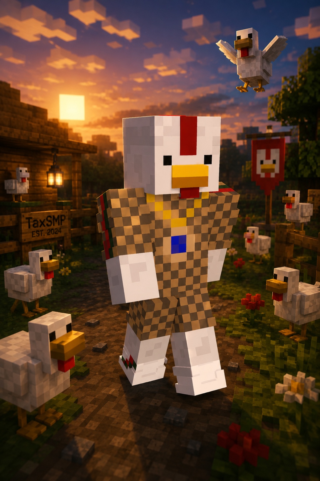Taxman Minecraft character
